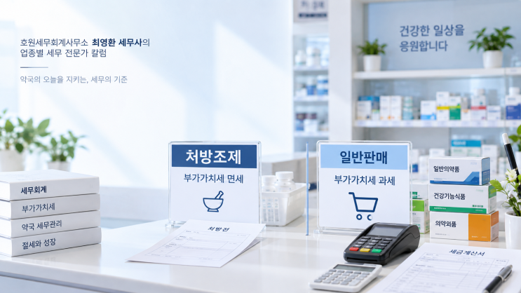 약국 과·면세 겸영사업의 매출 구분과 공통매입세액 안분 기준