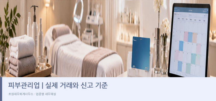 피부관리 회원권 선결제의 선수금과 부가가치세 공급시기