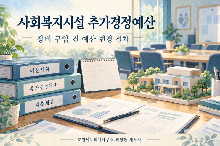 시설 장비 구입 예산의 증액과 추가경정예산 절차