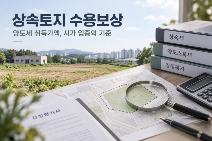 상속받은 토지의 수용보상 : 상속 당시 시가와 양도세 취득가액 입증