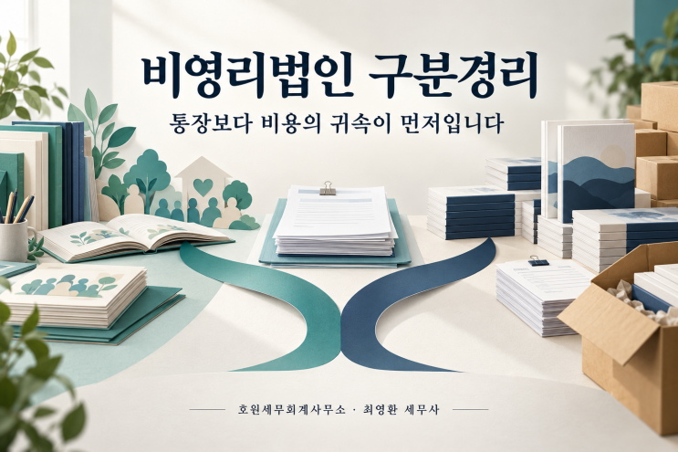 수익사업의 개별비용과 공통손금을 나누어 과세소득을 계산하는 방법
