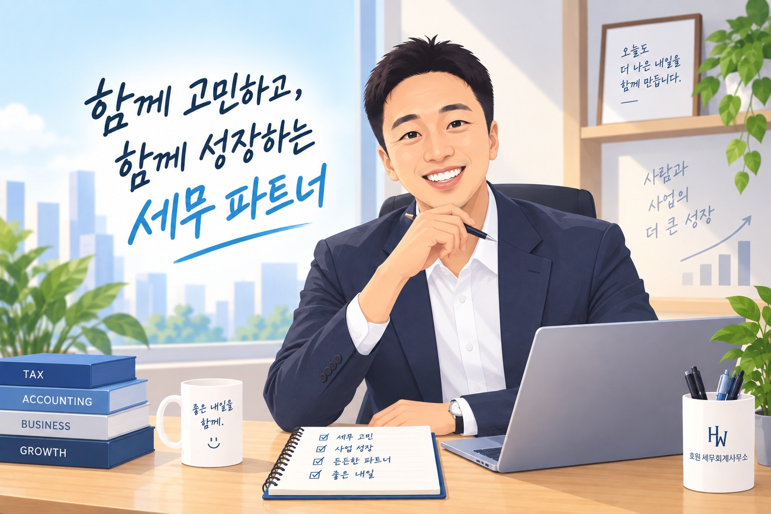 함께 고민하고 함께 성장하는 세무 파트너, 호원 세무회계사무소